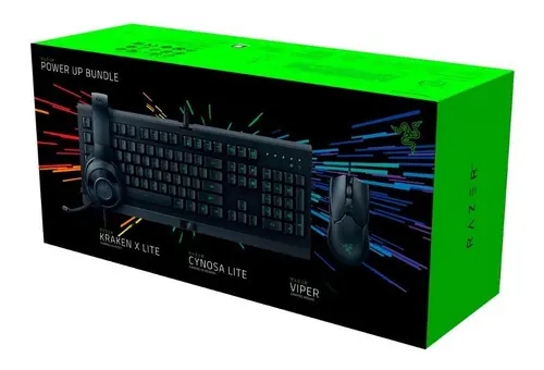 Kit Gamer Razer Power Up teclado mouse y auriculares